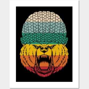 Retro Bear Posters and Art